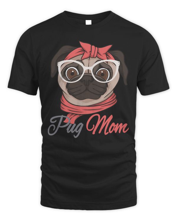 Pug Lover Mom Women Mothers Day Funny Dog Pug Mothers Day 202 Pugs Dog