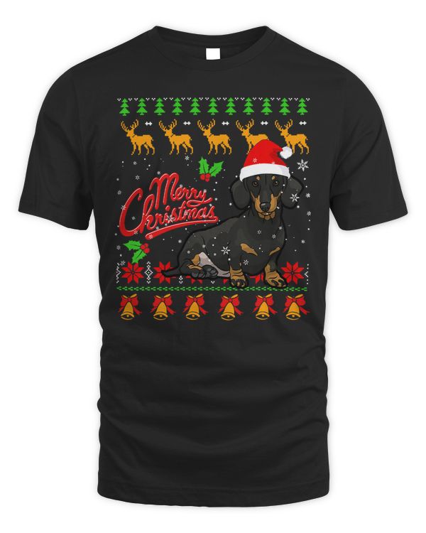Wiener Merry Christmas Lighting Ugly Dachshund Christmas 72 Dachshund Doxie