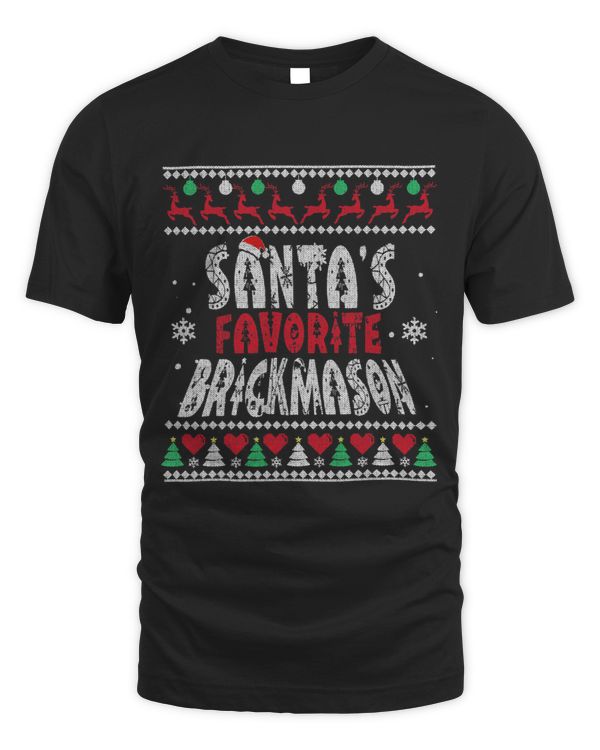 Ugly Christmas Santa Favorite Brickmason