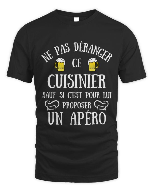 Mens Do not disturb the cook aperitif humour kitchen gift idea