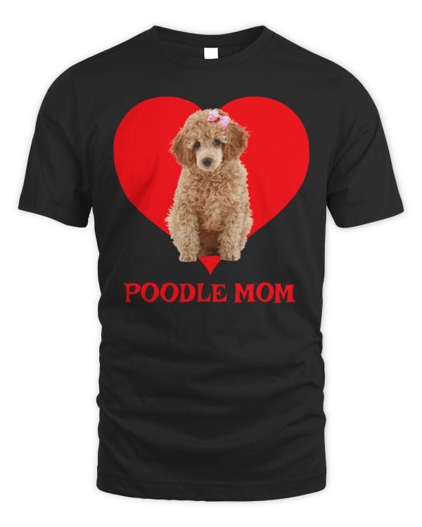 Poodles PROUD POODLE MOM 369 Poodle dog