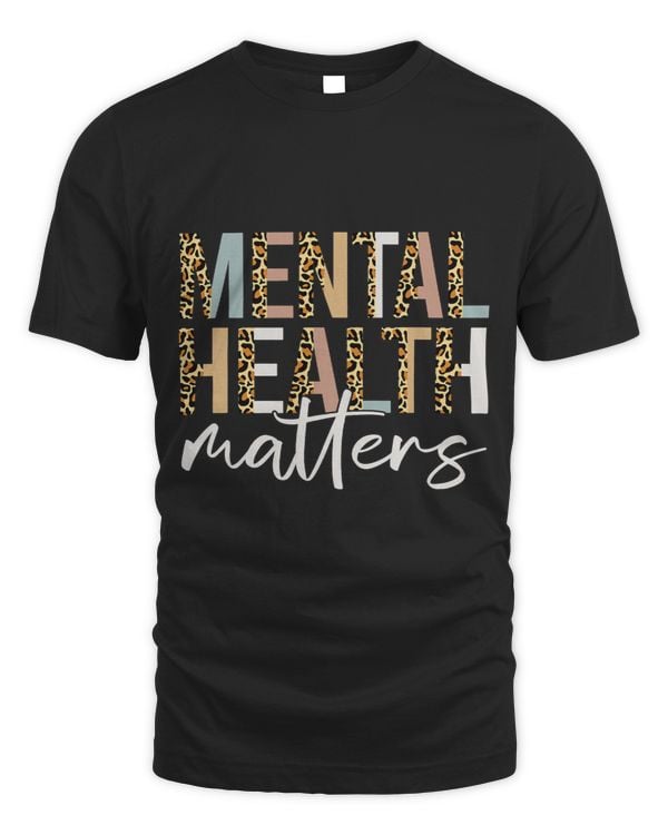 Leopard Mental Health Matters Awareness Christmas Birthday