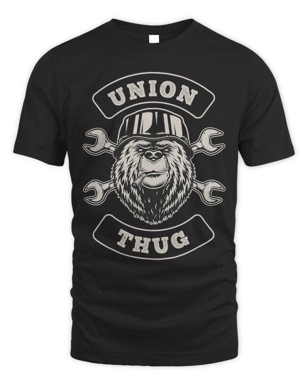 Union Thug Wrench Plumber Labor Day Holidays Laborers Worker