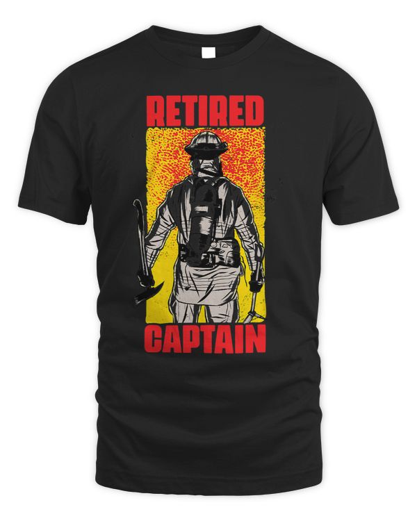 Retired Firefighting Captain Pensioner Funny Retirement