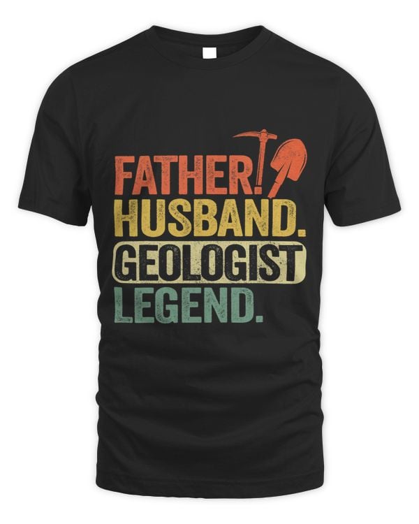 Mens Father Husband Geology Legend Rock Collector Funny Geologist