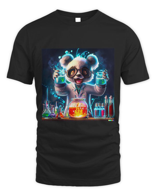 Mad Scientist Panda Sparkling Chemicals