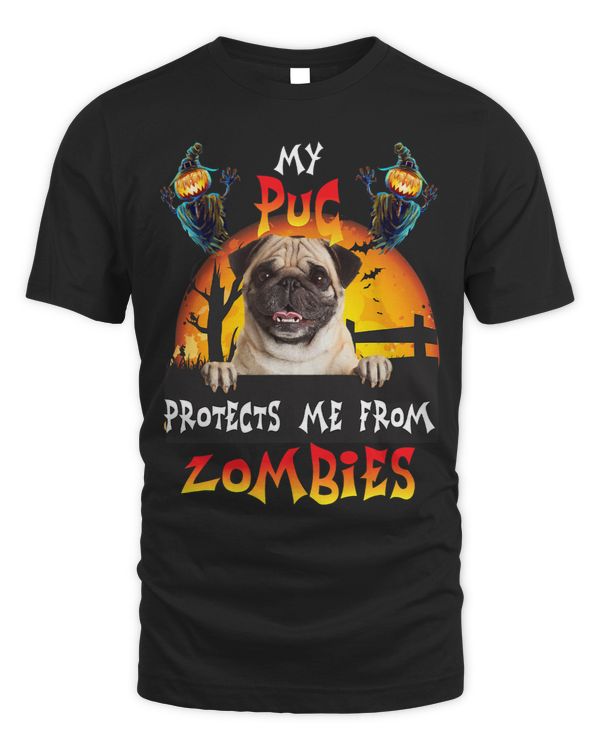 My Pug Protects Me From Zombies