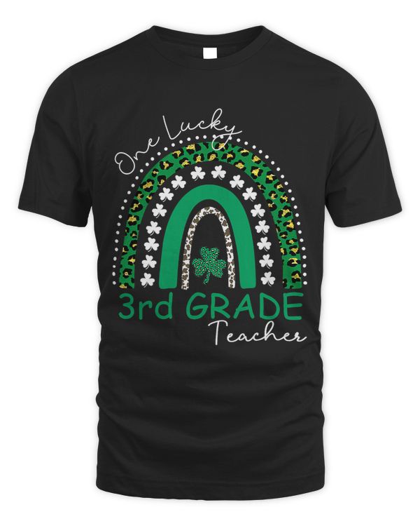 One Lucky 3rd Grade Teacher St Patricks Day Womens