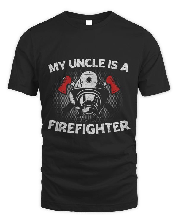 My Uncle Is A Firefighter Vintage Thin Red Line Nephew