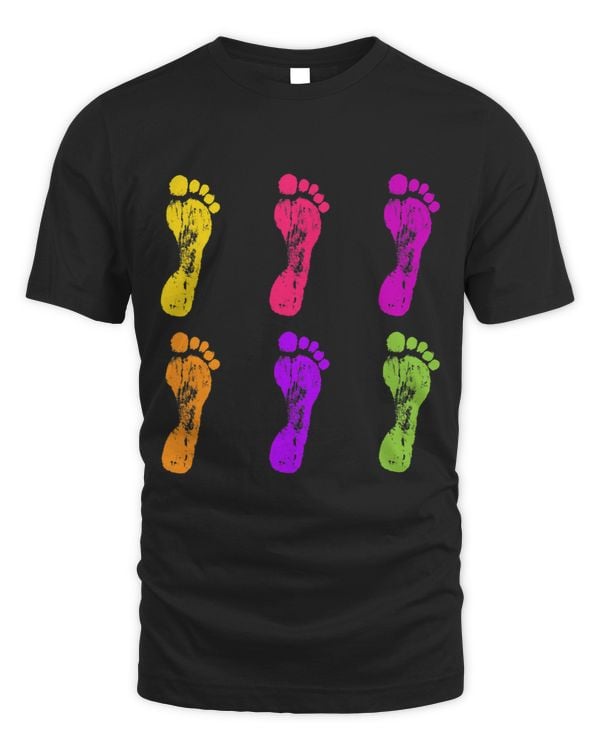 Colorful Footprint Chiropodist Foot Doctor Podiatrist