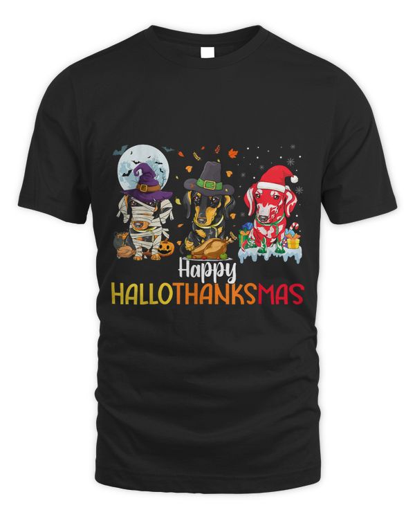 Wiener Halloween Merry Christmas Happy Hallothanksmas 18 Dachshund Doxie