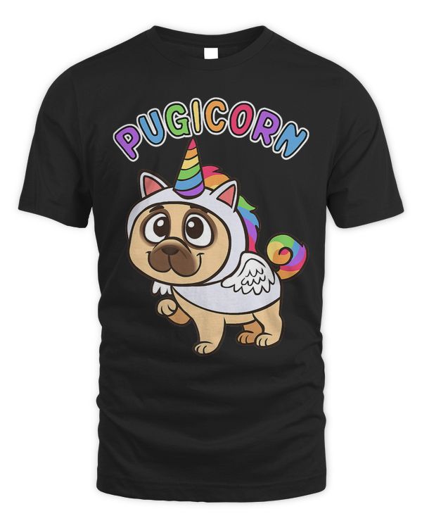 Pug Lover Cute Funny Pug Majestic Unicorn Pugicorn Pugs Dog