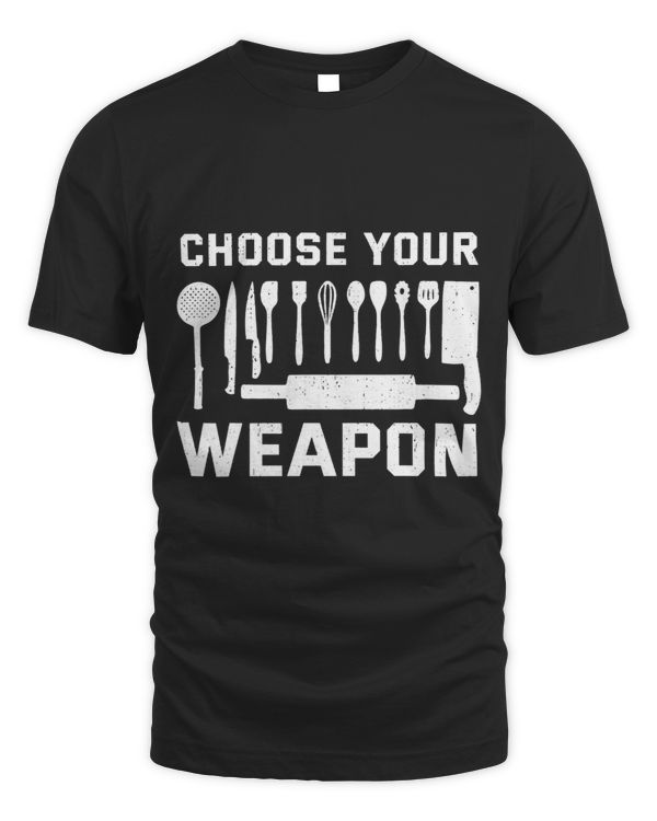 Chef Cook Cooking Choose Your Weapon Kitchen Knife Fork