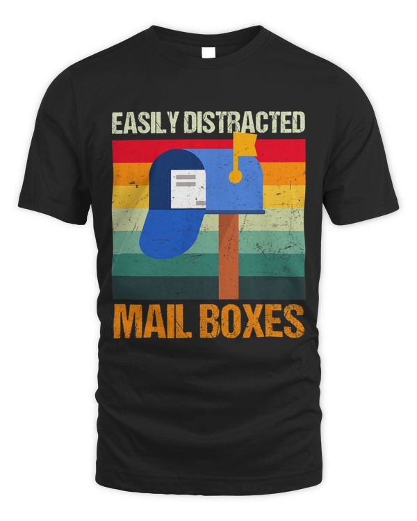 Easily Distracted By Mail Boxes Design Postman