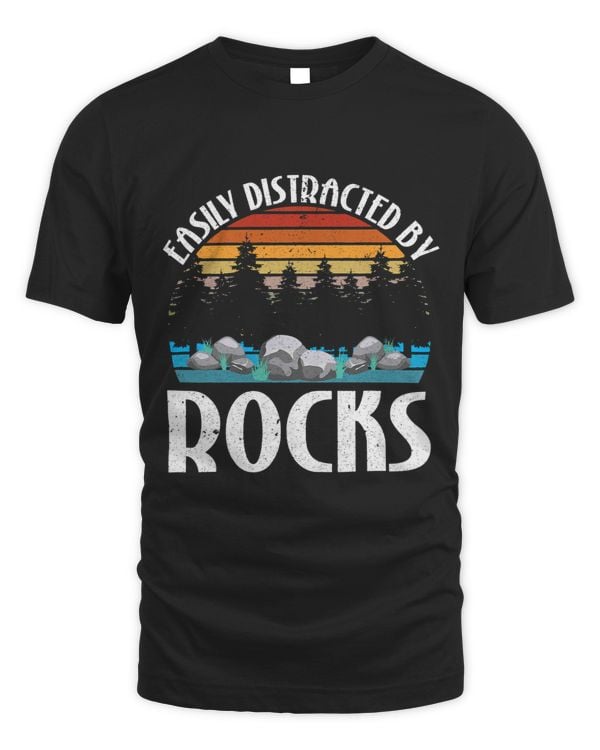 Easily Distracted By Rocks Rock Collector Geology Geologist 1