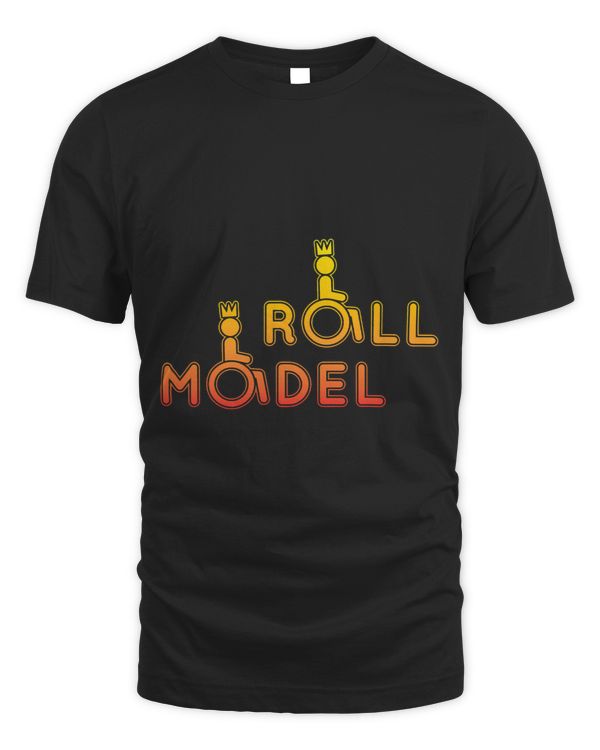 Funny Disability Wheelchair Roll Model