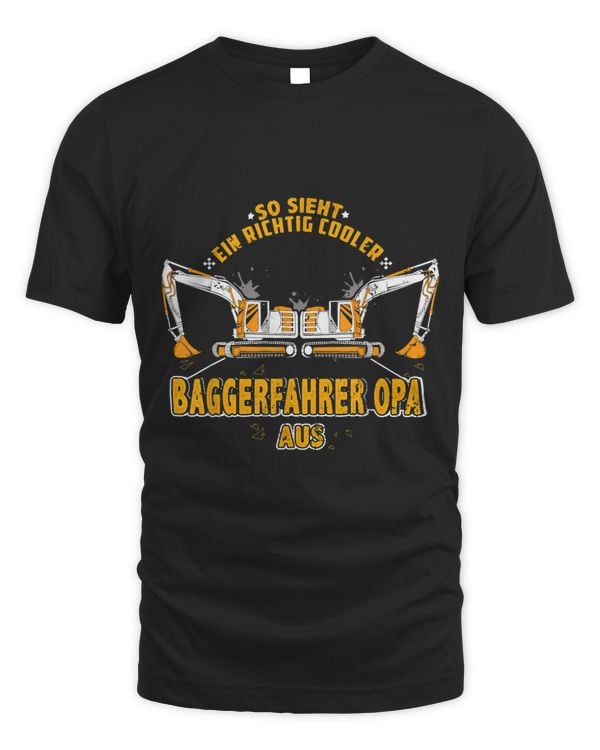 Mens Grandpa Digger Driver Gift Digger Guide