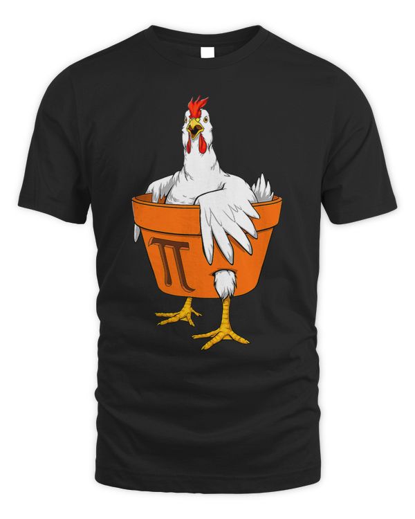 Chicken Pot PI Day Shirt Men Women Kids Math Teacher Gift