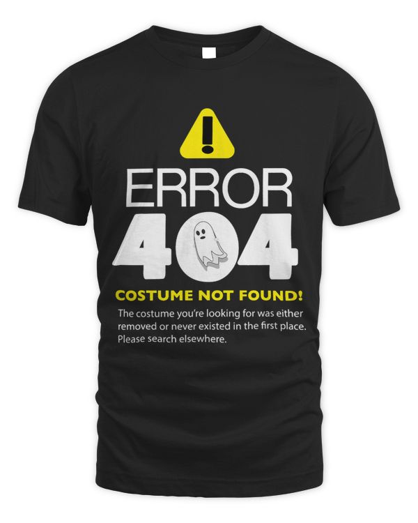 Error 404 Lazy Halloween Costume Not Found Programmer