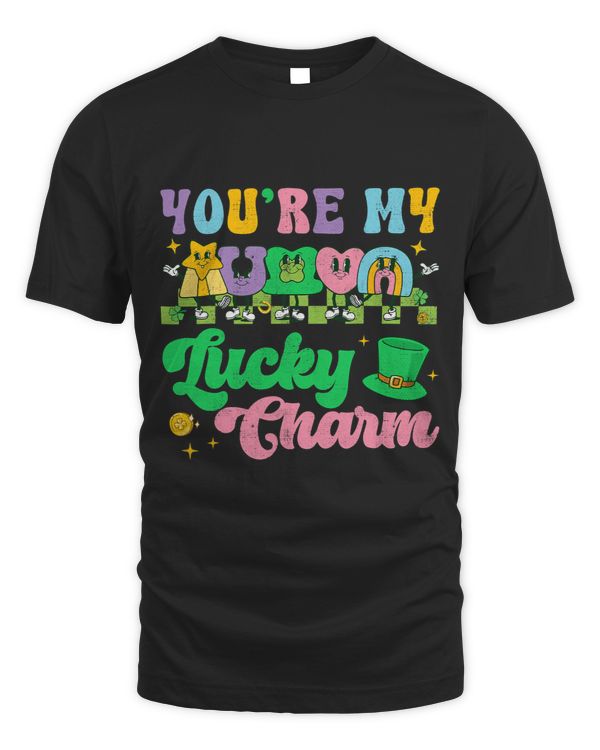 Retro Groovy St Patricks Day Teacher Youre My Lucky Charm