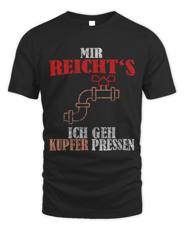 Installer I Go Copper Press Plumber Gift