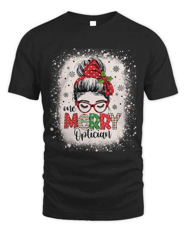Christmas Optometry Eye Doctor Messy Bun Optometrist