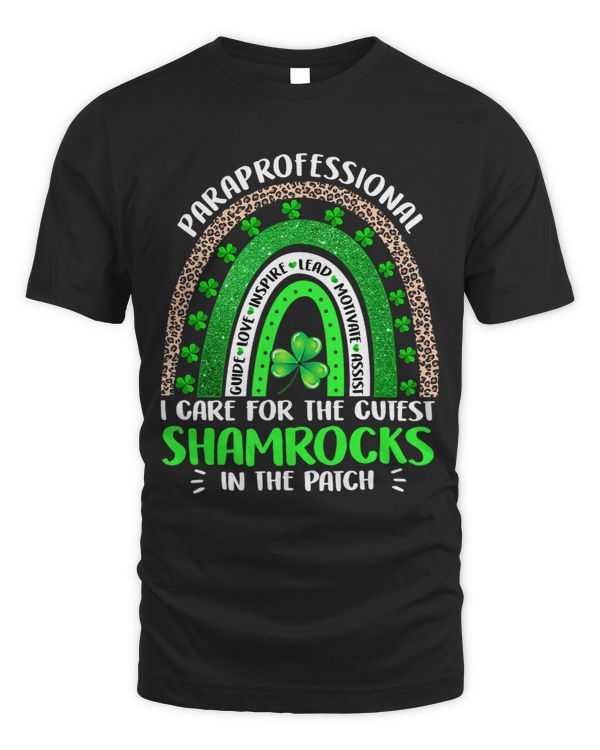 Paraprofessional Cutest Shamrocks Teacher St Patricks Day
