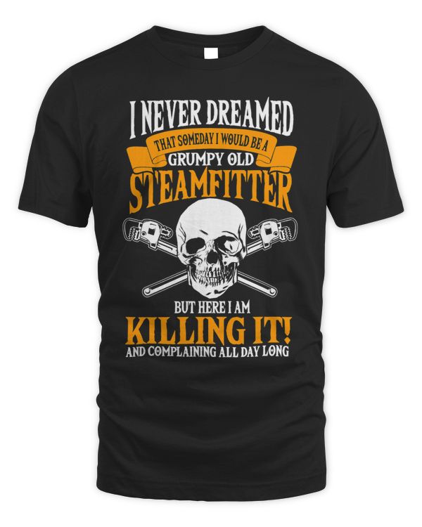 Steamfitter Grumpy Old Pipefitter Tradesman Plumber Pipe