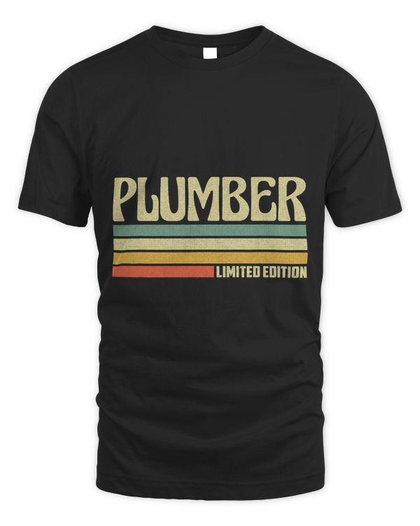 Retro Plumber Profession Job Title Co Worker Idea