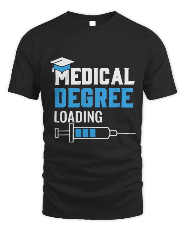 Medical Degree Loading Med School Students Doctors Graphic