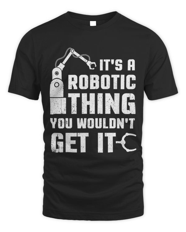 Robot Tshirt Cyborg Machine Robotics Engineer AI Technology