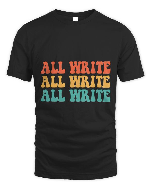 All Write Retro Novel Writer Novelist Author
