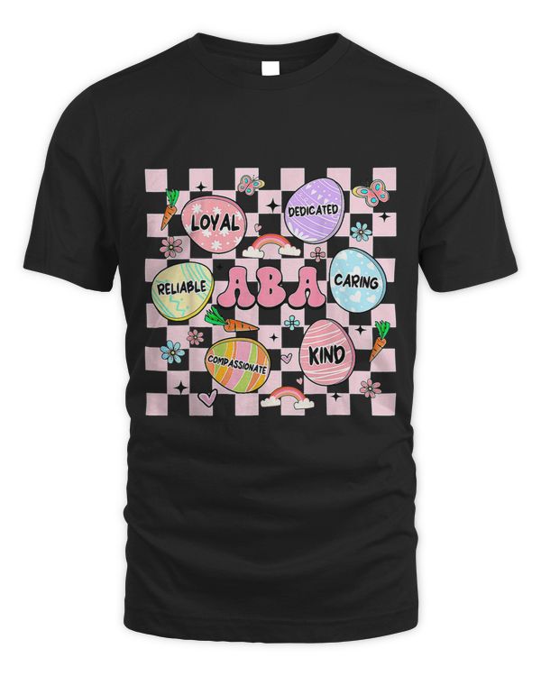 Aba Therapist Happy Easter Applied Behavior Analysis Retro
