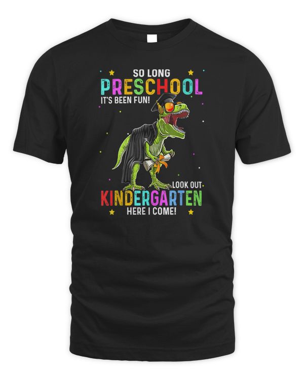 So Long Preschool Graduation Class 2023 PreK Dinosaur Kids