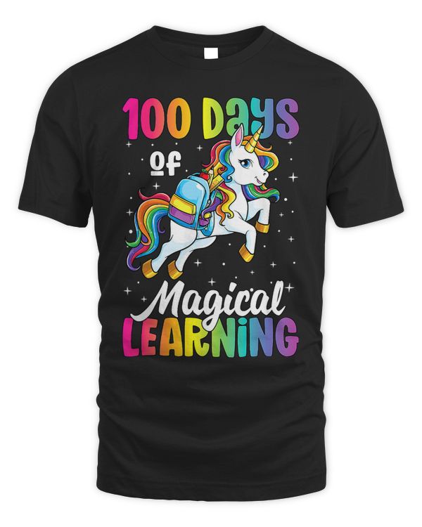100 Days of School Unicorn Girls 100th Day of School 2