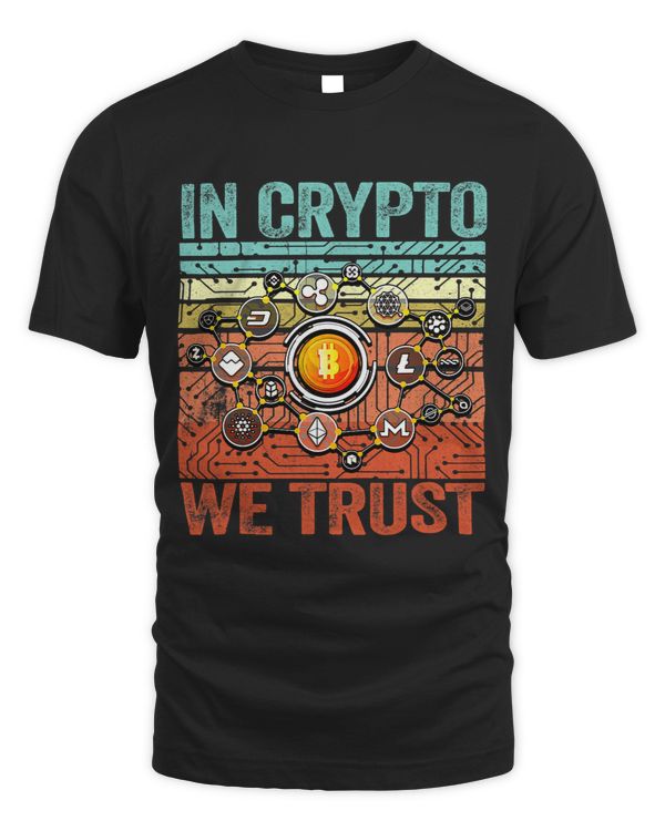 Bitcoin Shirt Blockchain Cryptocurrency In Crypto We Trust