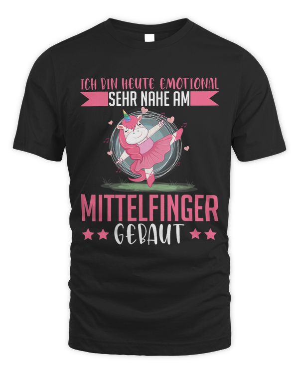 Ich bin heute emotional very close to the middle finger