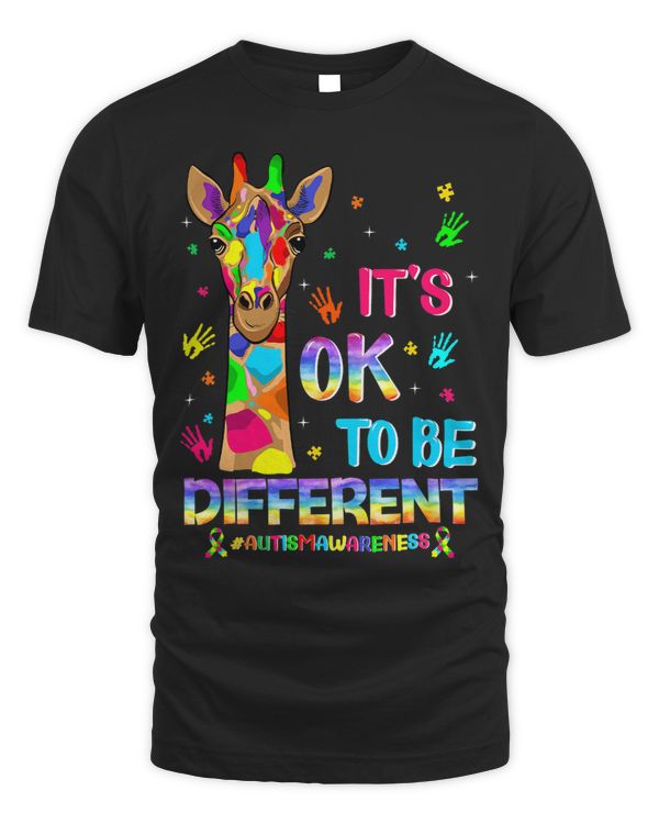 Autism Giraffe Its Ok To Be Different Autism Awareness Acceptance 68 Neurodiverse