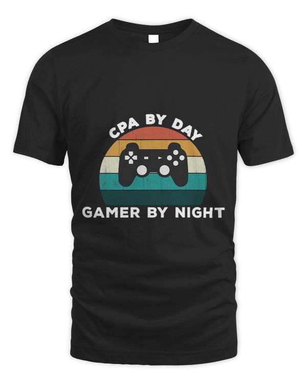Funny CPA By Day and Gamer By Night Accountant Video Game
