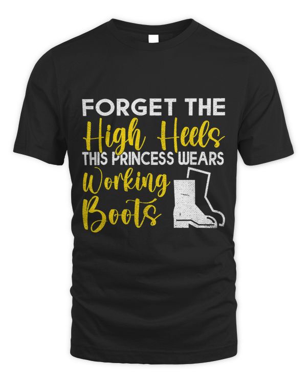 Forget the High Heels this Princess wears Working Boots