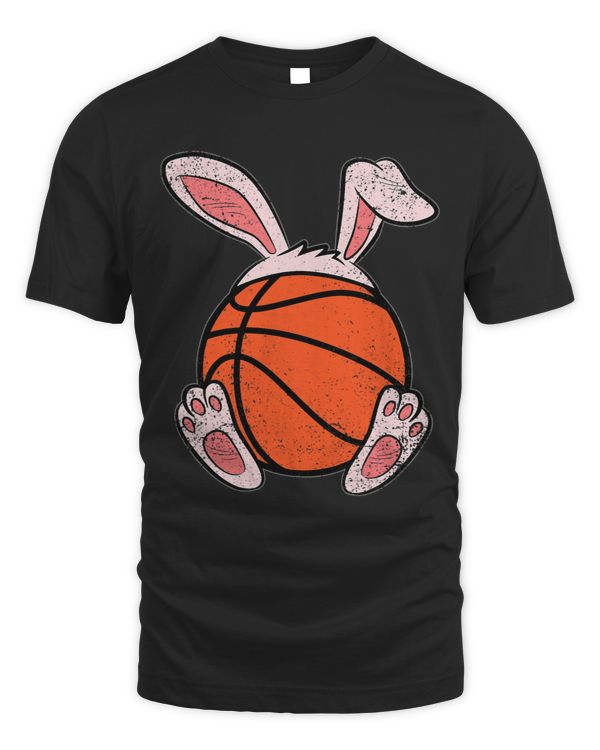 Easter Basketball Lover Bunny Ears Ball Cute Rabbit Sport 2