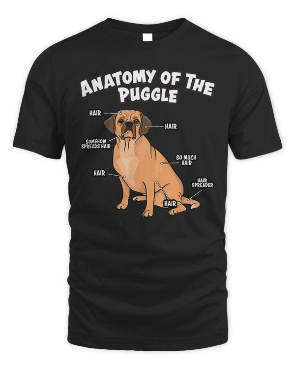 Pug Lover Beagle Dog Anatomy of The Puggle Funny Dog Lover Pug Beagle Breed 15 Beagles Pugs Dog