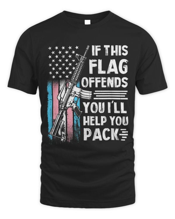 Transgender If This Flag Offends You AR15 Gun Rights Trans