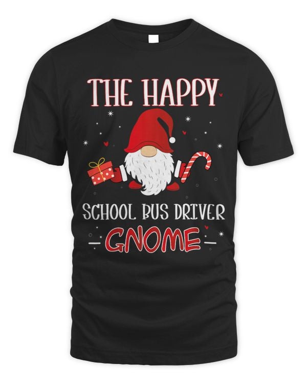 School Bus Driver Christmas Gnome Costume Matching Family