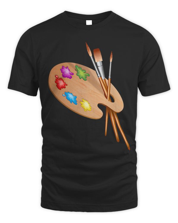 Paintbrush Art Palette