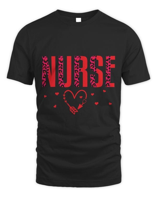 Nurses Valentines Day Hearts Stethoscope Girls Women