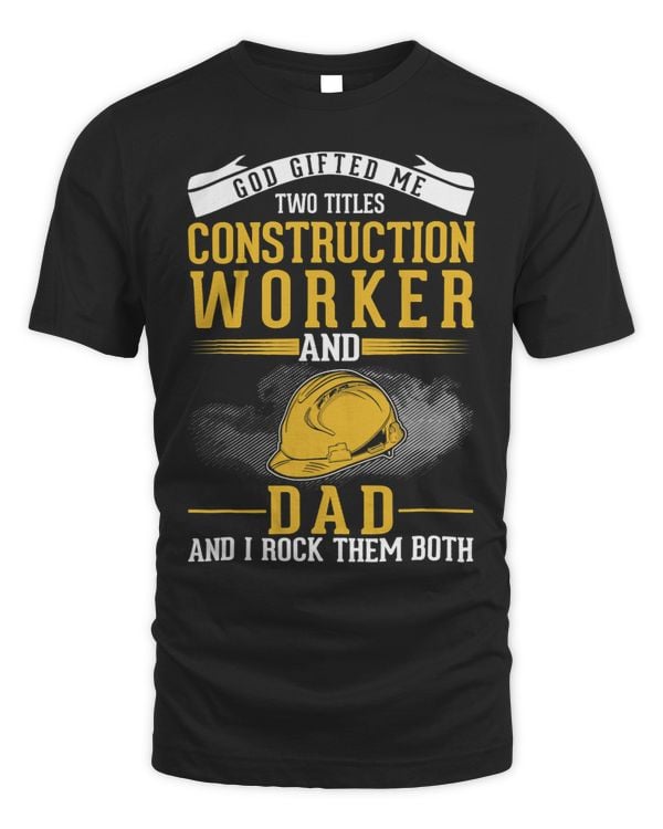 Mens Construction Worker Dad Builder Father Construction Site 1