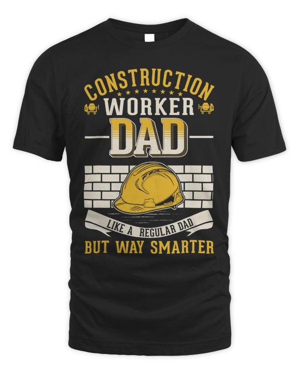 Mens Construction Worker Dad Builder Father Construction Site 2