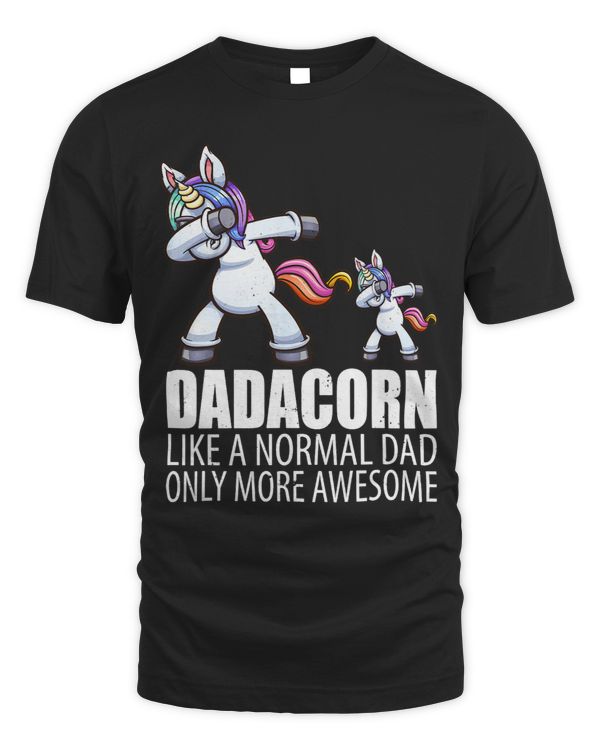 Mens Dadacorn Like a Normal Dad Only More Awesome Fathers Day 2