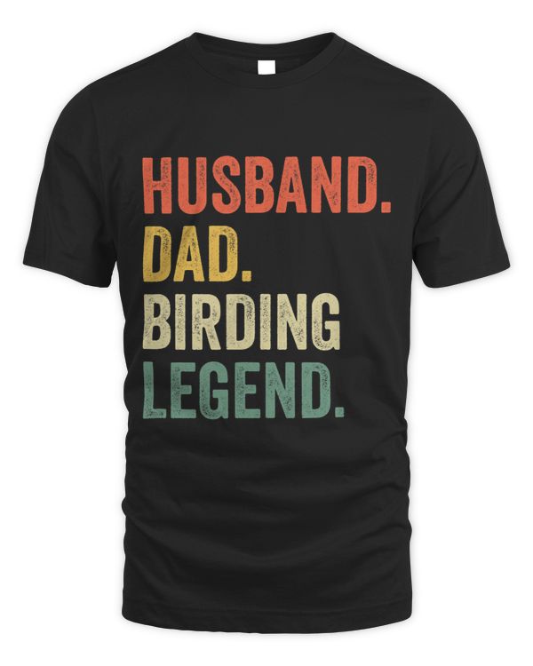 Mens Funny Birder Husband Dad Birding Legend Vintage